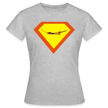 Glider Gliding Glider Glider Pilot Pilot - Women's T-Shirt - heather grey - Front - AI Model Female 172 dark (172cm)
