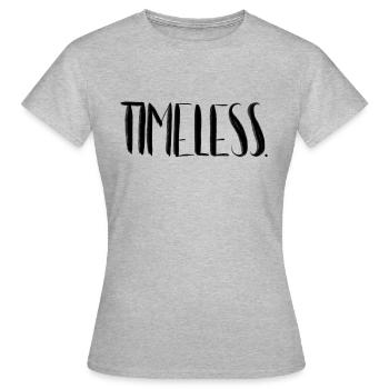intemporel - T-shirt Femme - gris chiné - Devant - AI Model Female 172 dark (172cm)