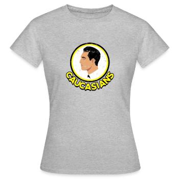 Caucasiens - Identité ethnique - T-shirt Femme - gris chiné - Devant - AI Model Female 172 dark (172cm)