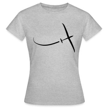 Glider Gliding Glider Glider Pilot Pilot - Women's T-Shirt - heather grey - Front - AI Model Female 172 dark (172cm)