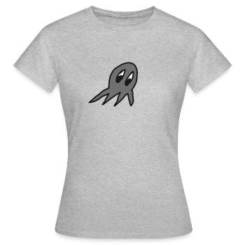 calamar - T-shirt Femme - gris chiné - Devant - AI Model Female 172 dark (172cm)