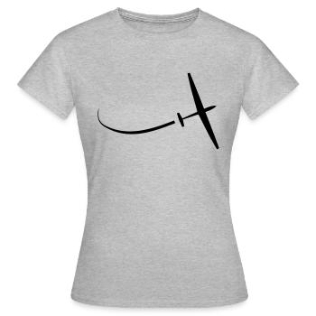 Glider Gliding Glider Glider Pilot Pilot - Women's T-Shirt - heather grey - Front - AI Model Female 172 dark (172cm)