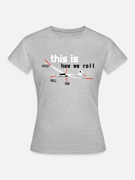 Glider Glider Gliding Glider Pilot - Women's T-Shirt - heather grey