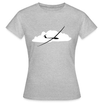 Glider Gliding Gliding Gliding Glider - Women's T-Shirt - heather grey - Front - AI Model Female 172 dark (172cm)