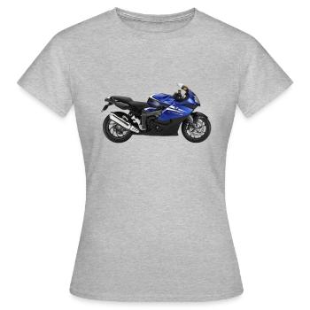 motorcycle - Women's T-Shirt - heather grey - Front - AI Model Female 172 dark (172cm)