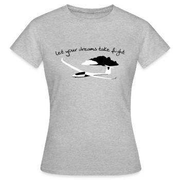 Glider Gliding Gliding Gliding Glider - Women's T-Shirt - heather grey - Front - AI Model Female 172 dark (172cm)
