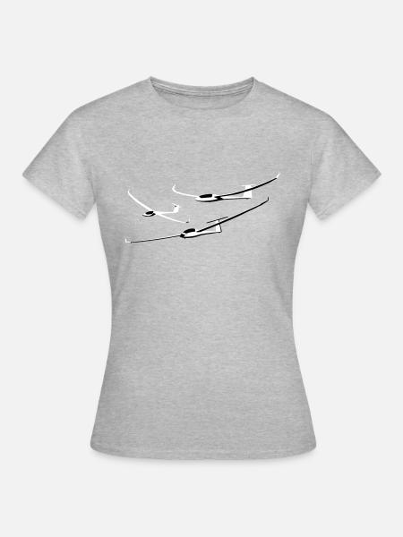 Glider Gliding Glider Glider Pilot Pilot - Women's T-Shirt - heather grey