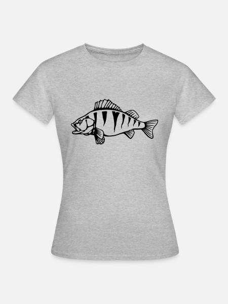 Barsch - Frauen T-Shirt - Grau meliert