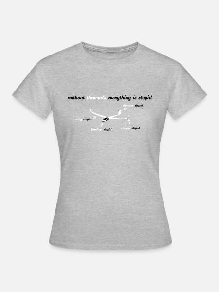 Glider Gliding Gliding Gliding Glider - Women's T-Shirt - heather grey
