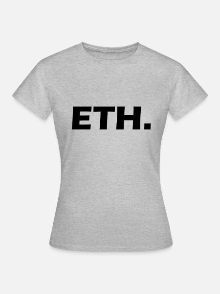 Ethereum - Frauen T-Shirt - Grau meliert
