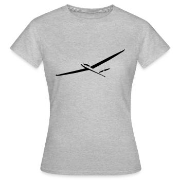 Glider Gliding Glider Glider Pilot Pilot - Women's T-Shirt - heather grey - Front - AI Model Female 172 dark (172cm)