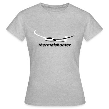 Glider Glider Glider Pilot Pilot - Women's T-Shirt - heather grey - Front - AI Model Female 172 dark (172cm)