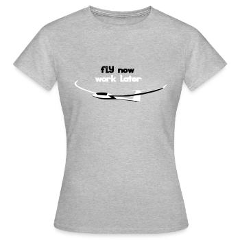 Glider Gliding Glider Glider Pilot Pilot - Women's T-Shirt - heather grey - Front - AI Model Female 172 dark (172cm)