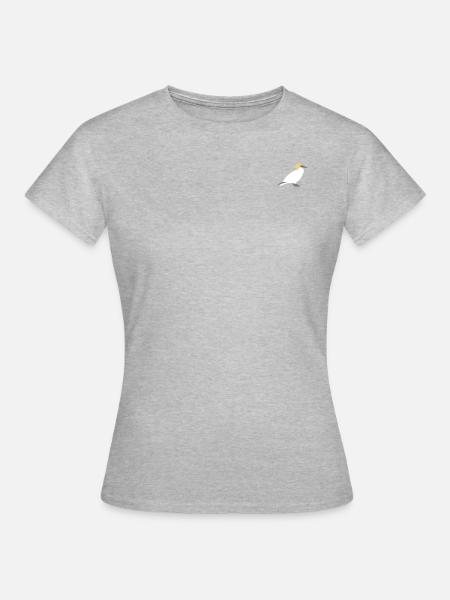 Basstölpel - Frauen T-Shirt - Grau meliert