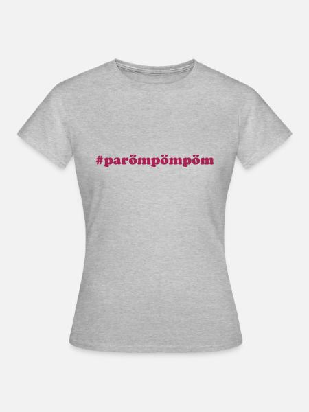 PaRömPömPöm - Frauen T-Shirt - Grau meliert