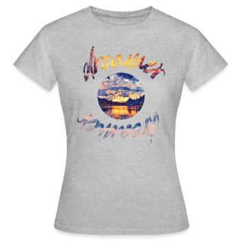 Dreamer - Women's T-Shirt - heather grey - Front - AI Model Female 172 dark (172cm)
