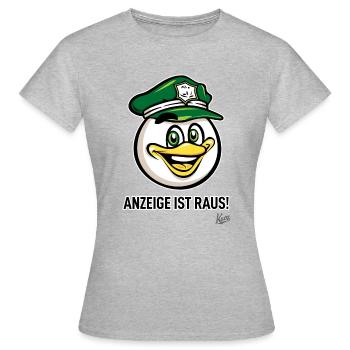 Officiel allemand des oiseaux, la plainte est sortie - T-shirt Femme - gris chiné - Devant - AI Model Female 172 dark (172cm)