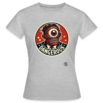 one-eyed manager in suit Cyclops - Women's T-Shirt - heather grey - Front - AI Model Female 172 dark (172cm)