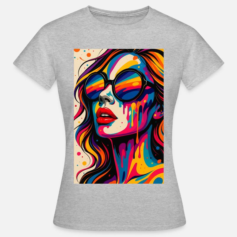PLASTIC_BLISS - Women's T-Shirt - heather grey