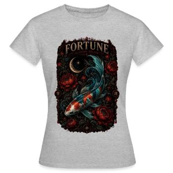 Fortune is not found—it blooms beneath the surface - Women's T-Shirt - heather grey - Front - AI Model Female 172 dark (172cm)