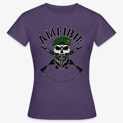 AMFIBIE - Korslagda Ak 5C - T-shirt dam