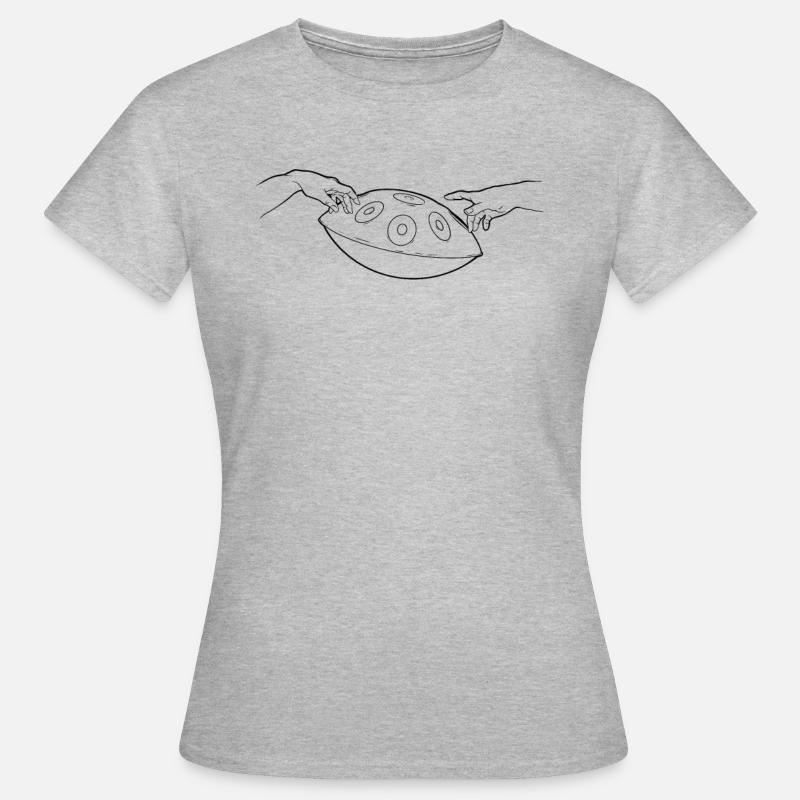 Handpan Drums Cool Handpan Player - Women's T-Shirt - heather grey