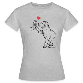 Rottweiler Mignon Rottweiler Amour Rottweiler - T-shirt Femme - gris chiné - Devant - AI Model Female 172 dark (172cm)