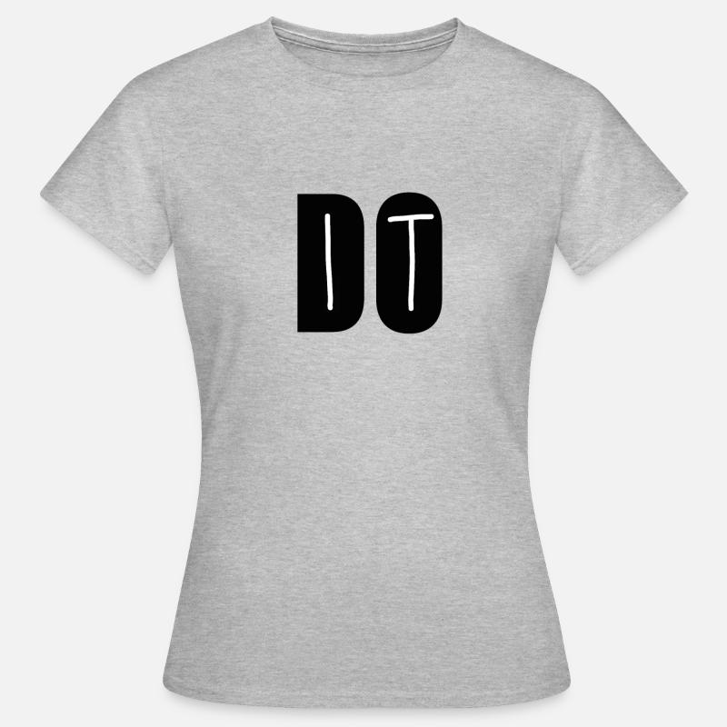 DO IT - Women's T-Shirt - heather grey