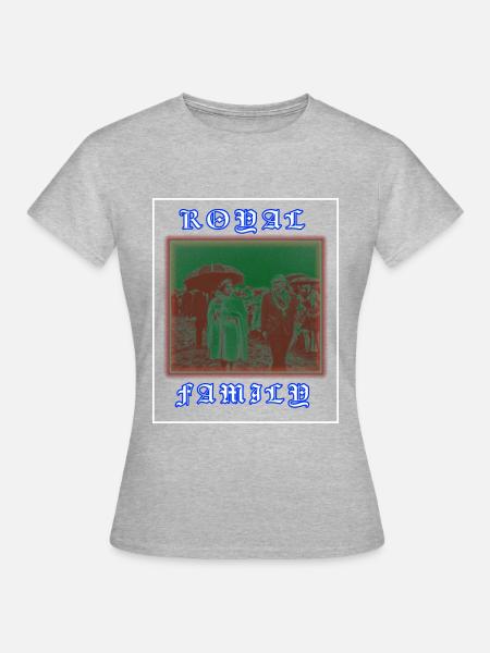 ROYAL FAMILY - Frauen T-Shirt - Grau meliert