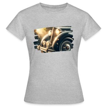Classic Packard in the rain - Women's T-Shirt - heather grey - Front - AI Model Female 172 dark (172cm)