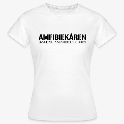 Amfibiekåren -Swedish Amphibious Corps - T-shirt dam
