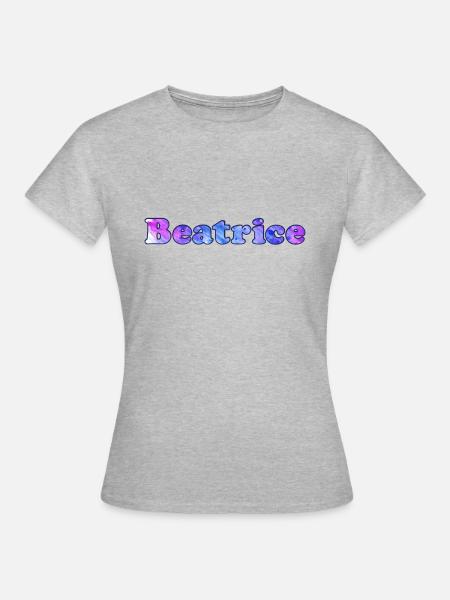 Name: Beatrice - Frauen T-Shirt - Grau meliert