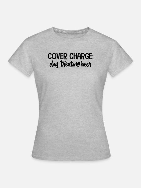 Vorsicht, Leckerli - Frauen T-Shirt - Grau meliert