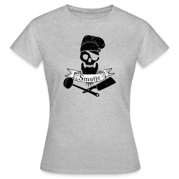 Smutje - cook sailing motivation crew - Women's T-Shirt - heather grey - Front - AI Model Female 172 dark (172cm)