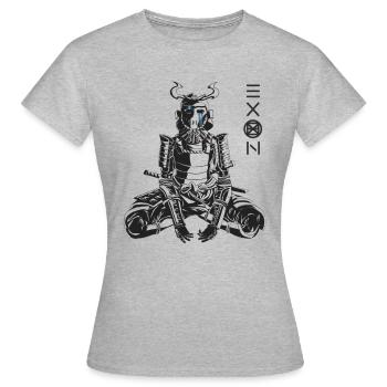 Shogun der Schmerzen Exon - Frauen T-Shirt - Grau meliert - Vorne - AI Model Female 172 dark (172cm)