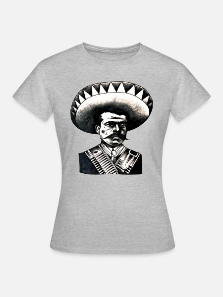Mexikaner - Mexiko - Frauen T-Shirt - Grau meliert