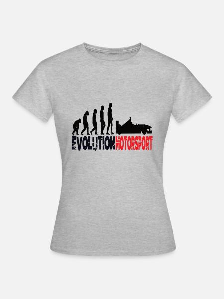 Motorsport - Frauen T-Shirt - Grau meliert