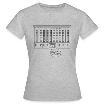 Heute Nicht! - Frauen T-Shirt - Grau meliert - Vorne - AI Model Female 172 dark (172cm)