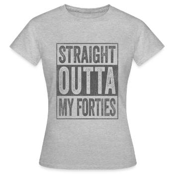 50. Geburtstag runder Geburtstag - Frauen T-Shirt - Grau meliert - Vorne - AI Model Female 172 dark (172cm)