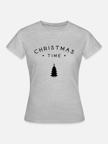 Période de Noël - T-shirt Femme - gris chiné