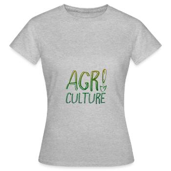 Agriculture - Agriculture - T-shirt Femme - gris chiné - Devant - AI Model Female 172 dark (172cm)