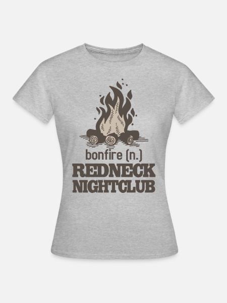 Redneck - Frauen T-Shirt - Grau meliert