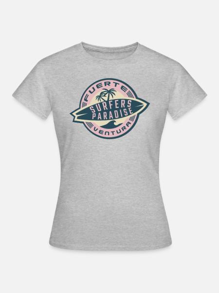 Fuerteventura Surfers Paradise - T-shirt Femme - gris chiné