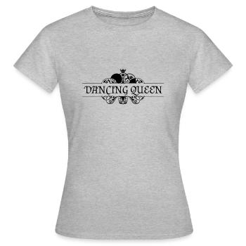Dancing Queen Dancing Queen - Women's T-Shirt - heather grey - Front - AI Model Female 172 dark (172cm)