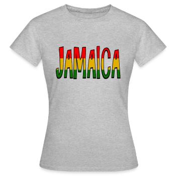 jamaica - Frauen T-Shirt - Grau meliert - Vorne - AI Model Female 172 dark (172cm)