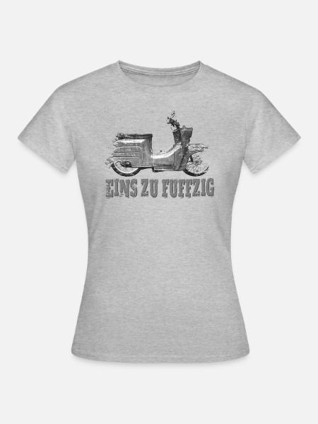 1:50 - Frauen T-Shirt - Grau meliert
