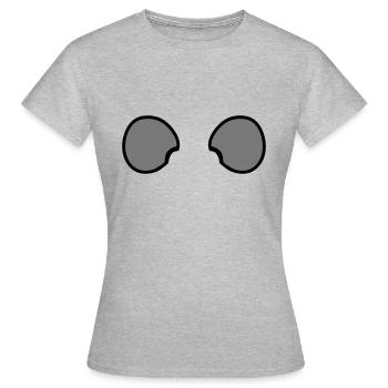 Mouse ears mouse mouse mouse - Women's T-Shirt - heather grey - Front - AI Model Female 172 dark (172cm)