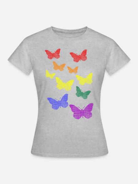 LGBTQ - Frauen T-Shirt - Grau meliert