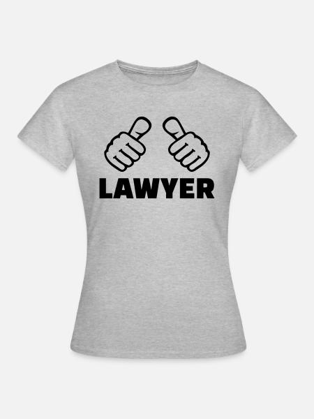 Anwalt - Frauen T-Shirt - Grau meliert
