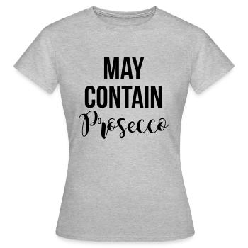 Prosecco - T-shirt Femme - gris chiné - Devant - AI Model Female 172 dark (172cm)